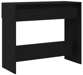 KonzolAsztal Fekete Tölgy 90x36x75 cm Mérnöki Fa