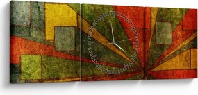 A geometriai absztrakció képe (órával) (90x30 cm)