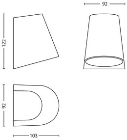 Philips 17287/30/16 - LED Kültéri lámpa MYGARDEN VIRGA 1xLED/3W/230V IP44