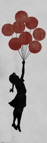 Plakát Girl Floating, Banksy