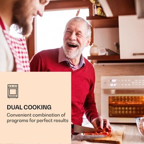 Klarstein Vigor Air, forrólevegős fritőz, 1800 W, 30 l, 18 program, felső és alsó fűtés