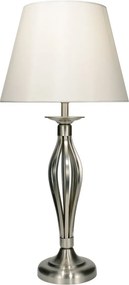 Dar Lighting glamour asztali lámpa bybliss szatén króm darbyb4046
