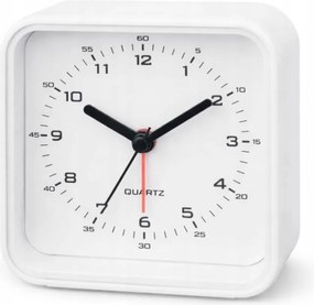 Analóg ébresztőóra fehér riasztással – csendes Tronic Basic mechanizmus