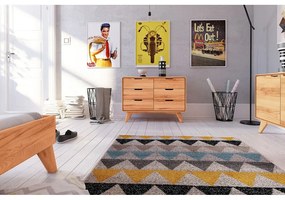 Alacsony bükkfa komód 90x63 cm Greg - The Beds