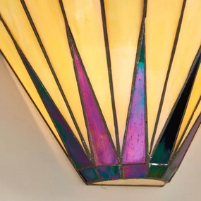 Endon 64046 - Tiffany DARK STAR fali lámpatest 1xE14/40W/230V