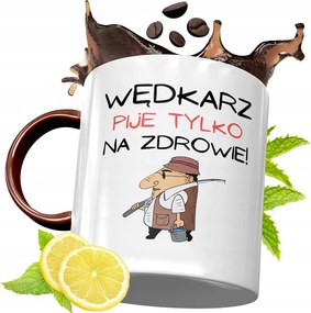 Bordó Bögre Horgászoknak Születésnapra Ajándék fényképes nyomtatással