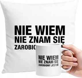 Bögre Szett Párna Ajándék Nem Ismerem Megkeresett Vagyok Ajándék Szöveg