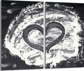 Üveg védőlap tűzhelyhez 2x30x52 Szív a Konyhába