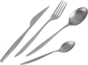 Ezüstszínű rozsdamentes acél evőeszköz készlet 24 db-os – Orion