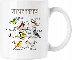 Humoros bögre Cinegék Art Fehér 330ml