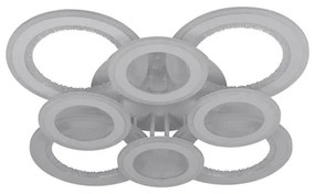 LED Dimmelhető felületre szerelhető csillár LED/200W/230V 3000-6500K + távirányítás