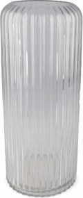 Raff üveg Váza átlátszó 36cm magas