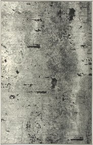 Nappali Szőnyeg Folyosóra Szürke, Gumírozott Beton Marl 100x250 cm