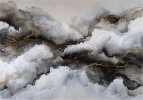 Fotótapéta Márvány Absztrakt Szürke Hálószoba Nappali Tapéta Flizelina 300x210