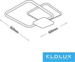 ELDLUX C31-3C Modern LED Mennyezeti Lámpa IP20