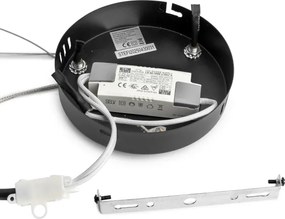 ONLI - LED Csillár zsinóron DAFNE LED/30W/230W 4000K fekete