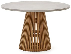 Kerek kerti étkezőasztal ø 120 cm Alcaufar – Kave Home