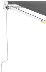 Falra szerelhető kihajtható árnyékoló, AR02 szürke 295x200 cm