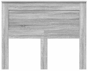 Fejtámla fejtámlával Szürke Sonoma 135 cm Faanyag