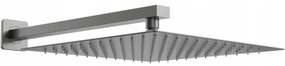 Mexen Slim fejzuhany 30 x 30 cm es zuhanykarral, Sötétszürke - 79130112-66