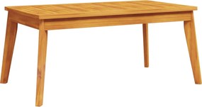 vidaXL tömör akácfa kerti étkezőasztal 100 x 55 x 45 cm