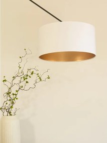 LED állítható csillár rúddal GORTA 1xE27/60W/230V fehér/arany