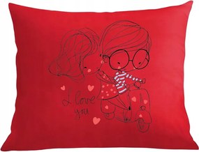 Párna párnahuzat Valentin nap Szeretlek