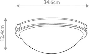 Hinkley lighting klasszikus mennyezeti lámpa collier fekete opál elshk-collier-f-s-bx