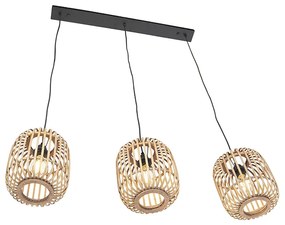 Rusztikus rattan lámpa 3 lámpával - Manila