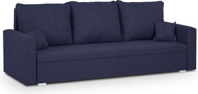 MONDI Háromszemélyes kinyitható kanapé Sötétkék