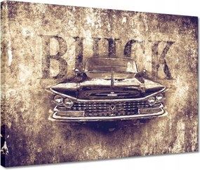 Vászonkép 40x30 Buick szépia grafika