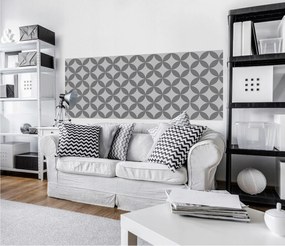 Fotótapéta flizelina Szürke ovális minimalizmus modern design 250x104 +ragasztó