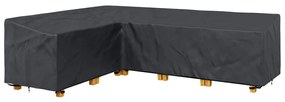 Kültéri bútor takaró Fekete 286 x 222 x 80 cm 600D szövet