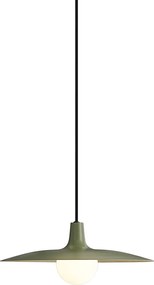 Retro függőlámpa zöld színben 1 fázisú sínrendszerhez - Slimline Panzi