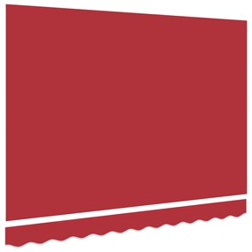 Napellenző csere anyag 300 x 250 cm-es keretre, piros