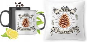 Ágota Mágikus bögre fényképes nyomott mintás párna szett