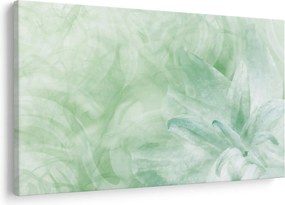 Kép - Zöld virág (90x60 cm)