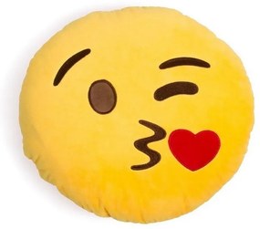 Plüss párna csók emoji 30 cm