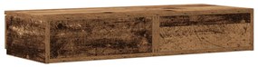 Ágy Fiókok Régi Fa 90x36,5x16,5 cm Műanyag