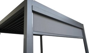 oldalsó hálós roló 3 m a LANITPLAST PREMIUM bioklimatikus pergolához LG4116