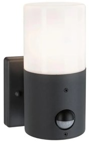 Paulmann 94648 - 1xE27/15W IP44 Kültéri fali lámpa érzékelővel TUBS 230V