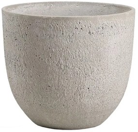 Cement óriás kaspó 54x46 cm antik krém