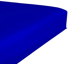 Lepedő Jersey sötétkék TiaHome - 140x200cm