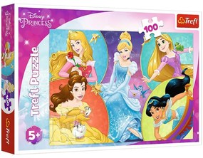 Gyermek puzzle - Disney Princess - 100 db
