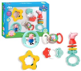 Peppa malac Fun baba csörgő és rágóka szett 5 db-os