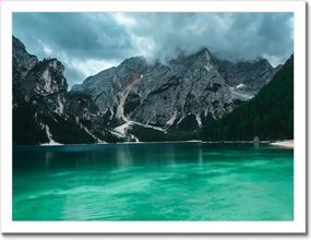 Poszterek keretben 40x30 Hegyi tó Tájkép