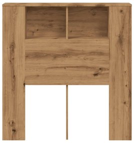 kézműves tölgy színű szerelt fa fiókos szekrény 100x18,5x102,5 cm