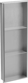 Mexen X-Wall-NR keret nélküli fali polc polccal, 90 x 30 cm, inox - 1911903010S