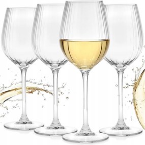 4x Borospohár fehér vörös víz pohár szett 380 ml