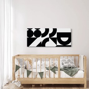 Kép - Geometriai absztrakció N⁰2 (120x50 cm)